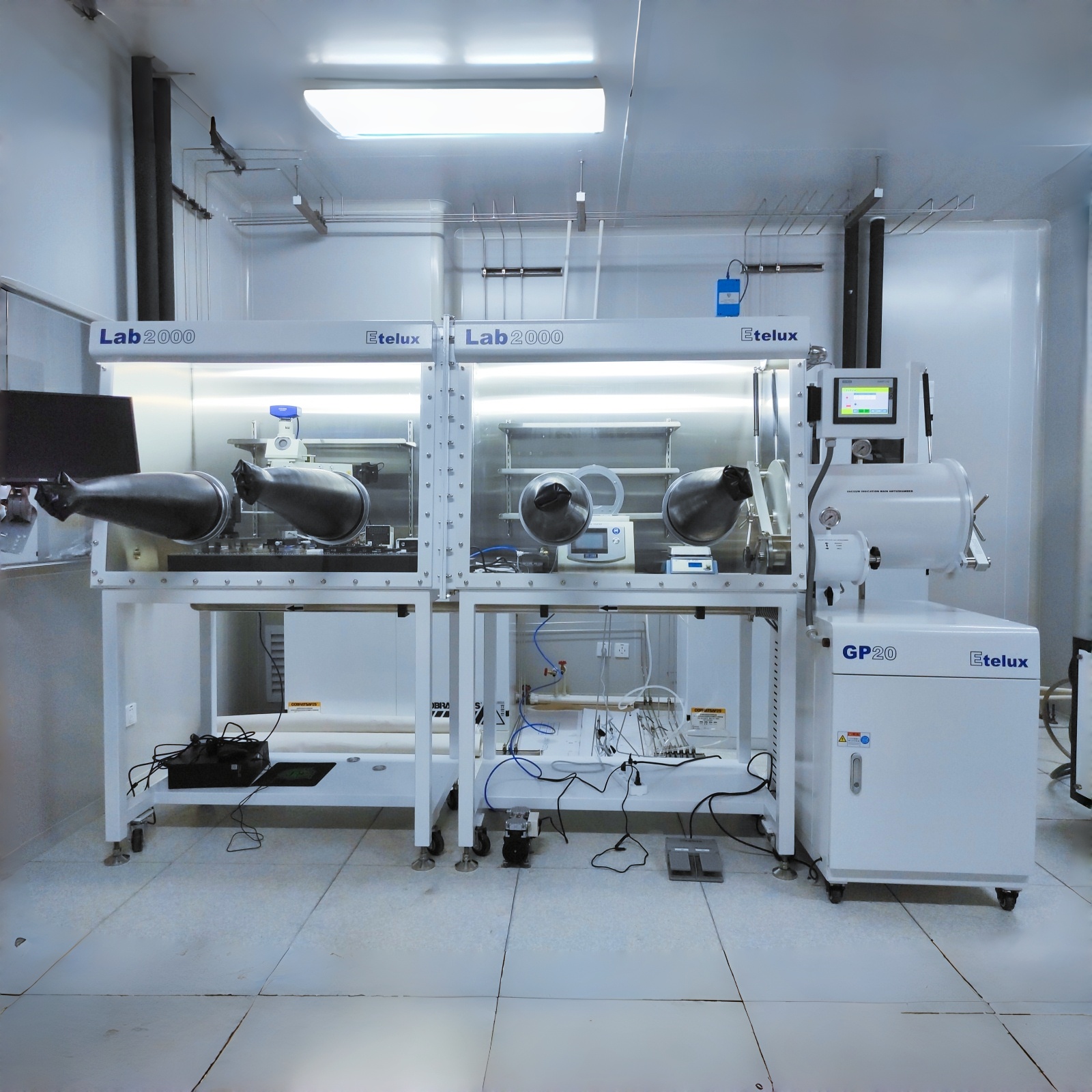 Etelux Lab2000 Standard 1800 Single-sided Double-station Split-type Glove Box - 图片 7