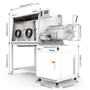 Etelux Lab2000 Standard 1200 Double-sided Double-station Split-type Glove Box