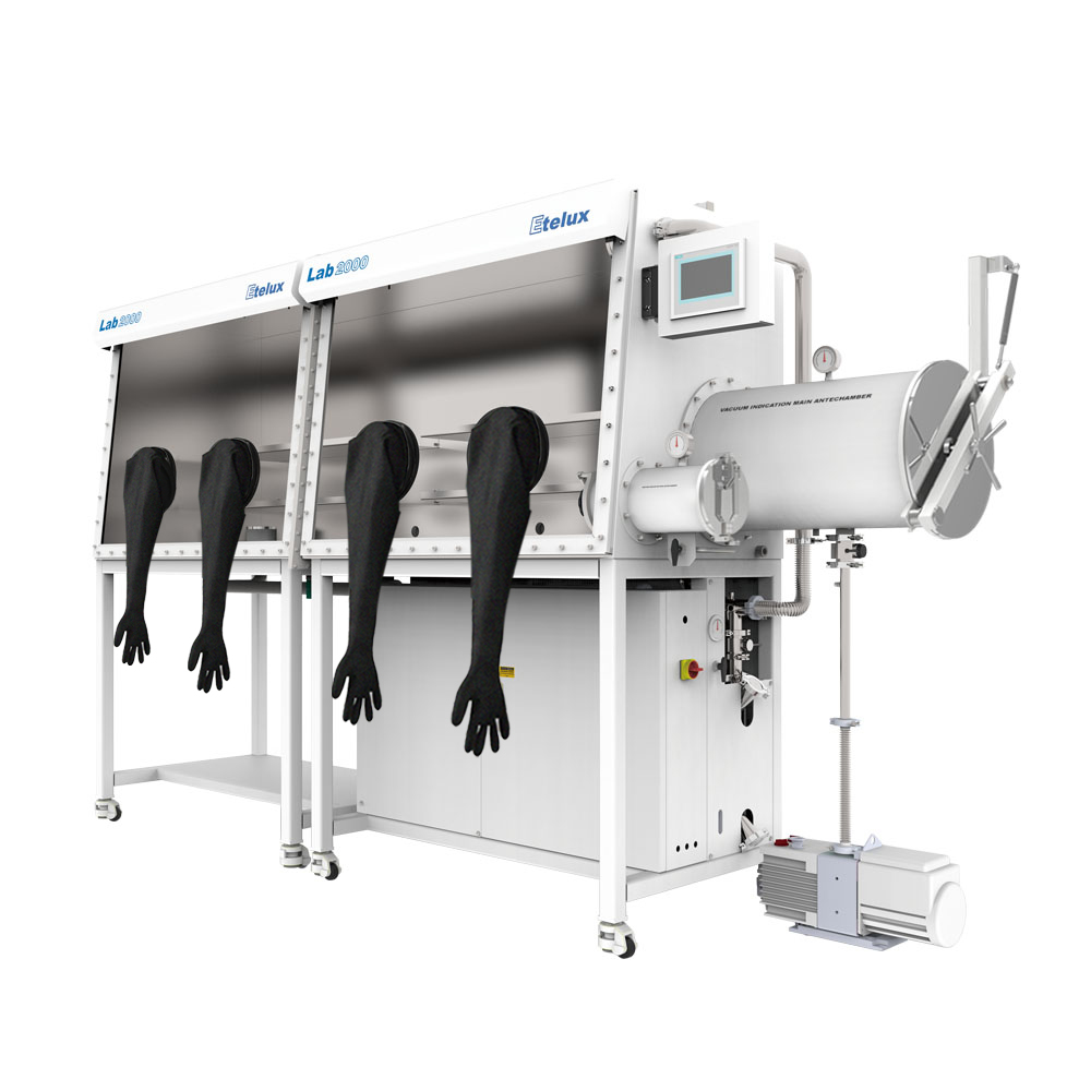Etelux Lab2000 Standard 2400 Single-sided Double-station Integrated Glove Box